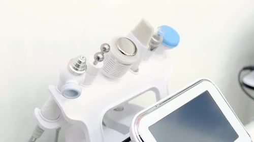 Close Up of Medical Cosmetology Machine