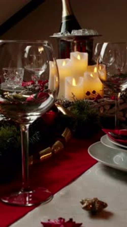 Vertical View Of Christmas Time