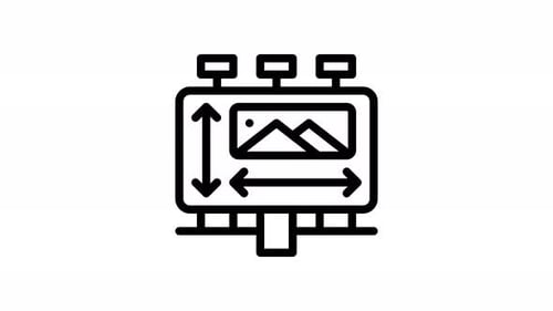 campaign line icon animation