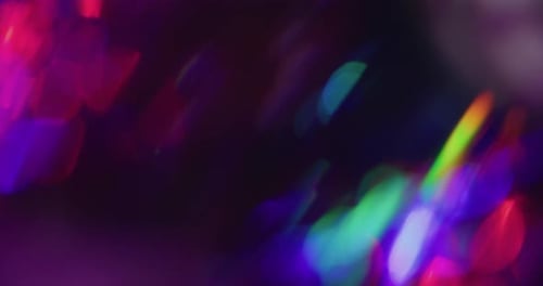 Prism Bokeh Lens Leak Illumination Neon Shimmering
