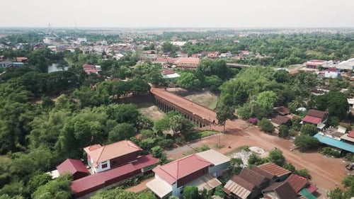 Era del templo de Angkor, Spean Praptos (puente Kampong Kdei), que formaba parte de la antigua carretera jemer. El largo