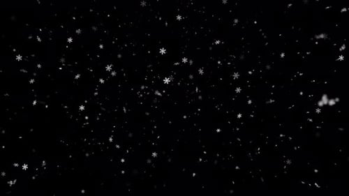 Snow Christima loop Alpha 4K Loop