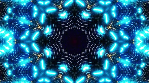 Animação da explosão estelar. Caleidoscópio
VJ loop