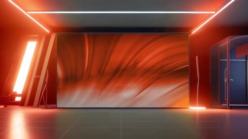 Virtual Talk Show Set Background Loop for a Lively and Entertaining Conversation