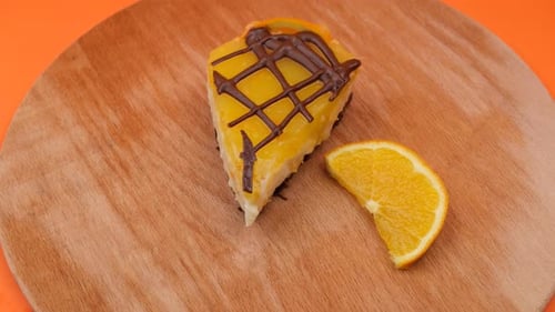 Orange Cake Piece