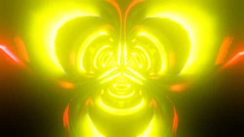 A Mesmerizing Pulsating and Neon VJ Loop with a Colorful Scifi and Psychedelic Flair
