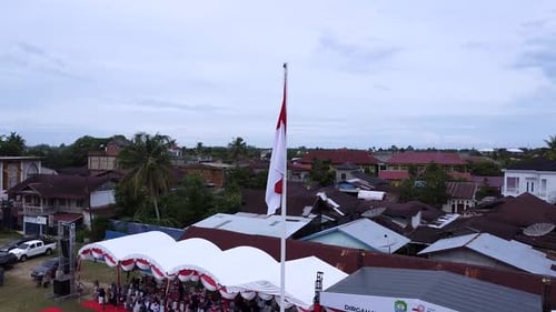 Fête de l'indépendance du drapeau indonésien