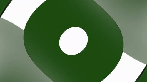 Spreading ovals with the hypnotic effect all over the screen