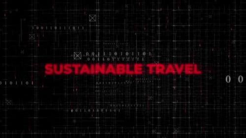 Digital Glitch Text Reveal Opener