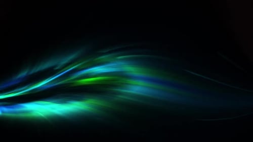 Fluid Abstract Light Waves Motion Background Loop