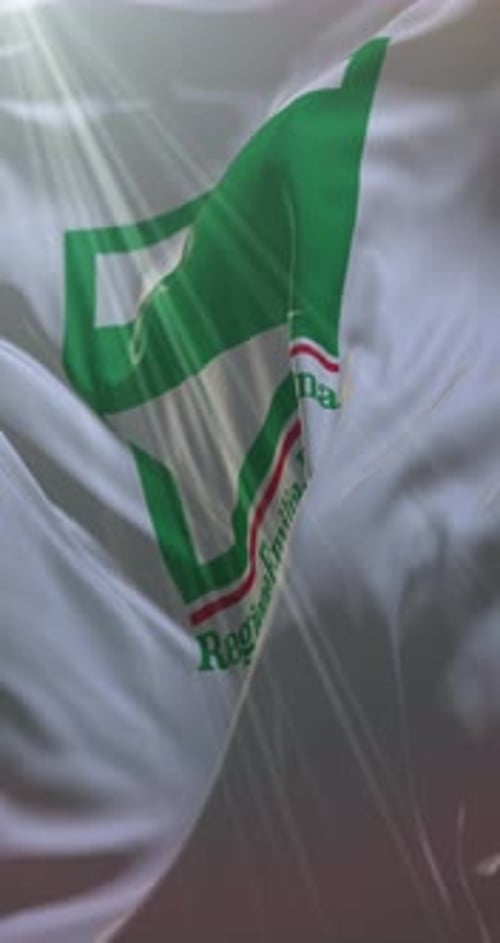 Bandera de Emilia Romaña
