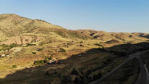 A drone flight close to dinosaur ridge, Morrison CO