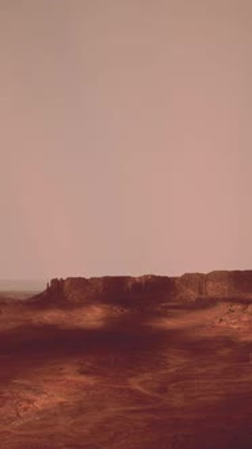 A Stunning Desert Landscape with Prominent Rock Formations