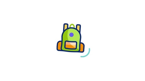 Schoolbag Animated Icon