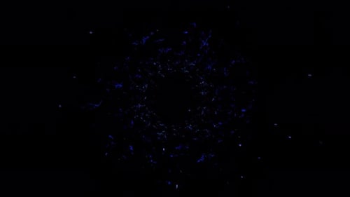 Energetic Blue Sphere Blast Logo Reveal