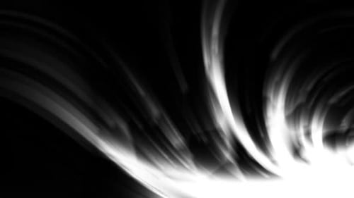 Yellow white swoosh on Black background