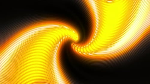 Animation d'un flux d'énergie brillant et tourbillonnant
