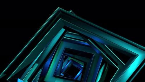 Square Tunnel 2 4K
