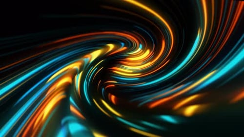 Abstract Moving Glowing Speed Lines Background Loop