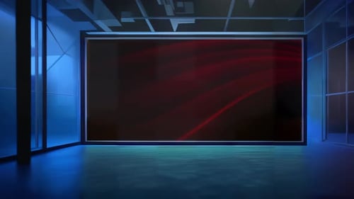 Interactive Virtual TV Studio: Immersive Set for Engaging Broadcast Experience