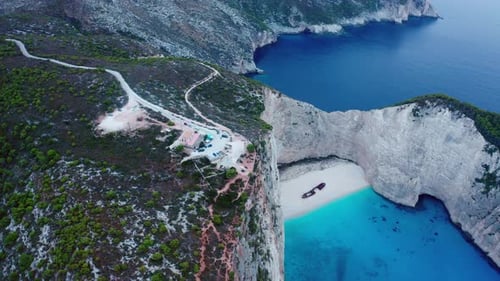 Naufrage du Panagiotis sur une plage de l'île de Zakynthos