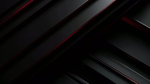 Modern Abstract Black and Red Geometric Background