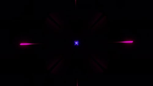 Boucle VJ fluide d'ondes psychédéliques au néon