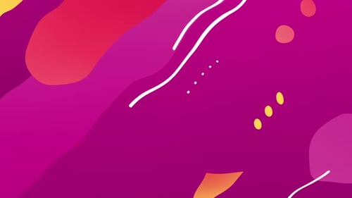 Abstract Fluid Background Animation with Vibrant Gradient Shapes