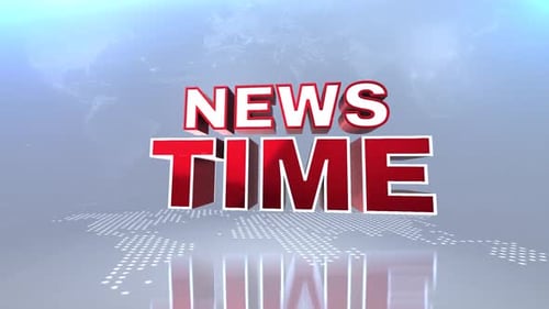 Futuristic 3D News Broadcast Title Reveal