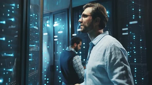 A Professional Data Center Technician Specializing in Working with Various Servers and Systems