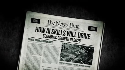 How Ai Skills Will Drive Economic Growth In 2025 Newspaper Headline Titles