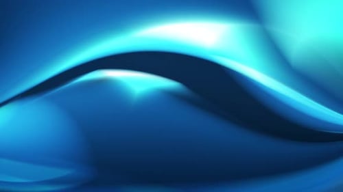 Dynamic Abstract Blue Wave Motion Background
