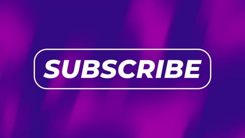 Modern Kinetic Typography Subscribe Call to Action Button