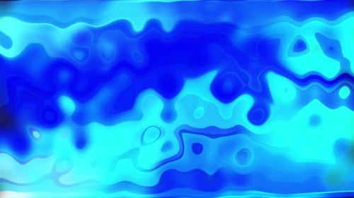 Flowing Abstract Blue and Cyan Liquid Background