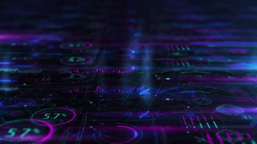 Movement Of Abstract Data In Virtual Space