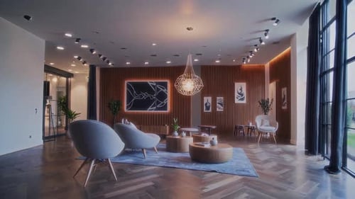 Interior Design in a Modern Living Room