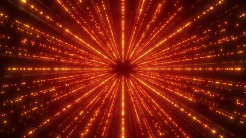Neon Glitter Tunnel: Luxurious Red and Gold Celebration Backdrop