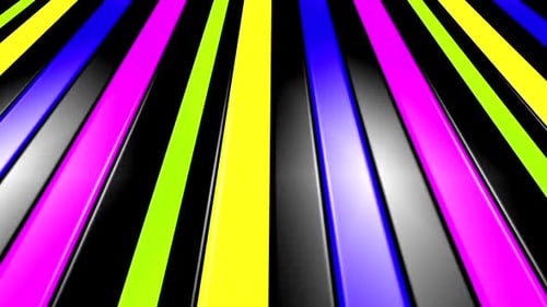 Colored Stripes Retro Motion Background Video