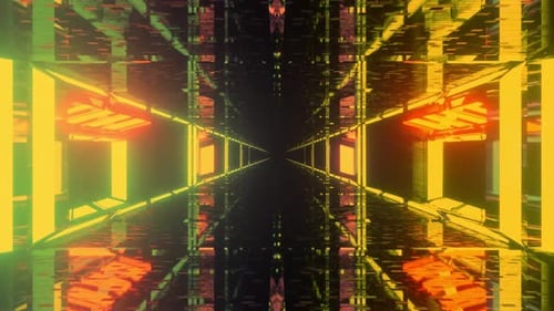 Dynamic Hypnotic Tunnel Background Video