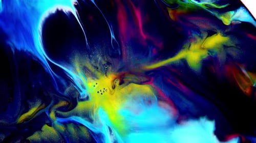 Abstract Swirling Colors Background