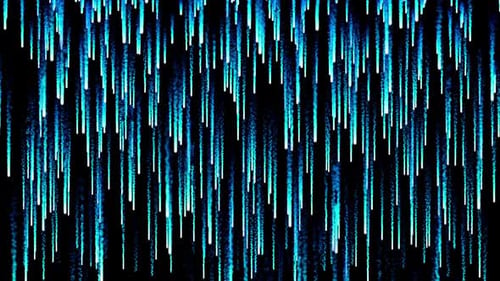 Particles Rain Background Loop V4