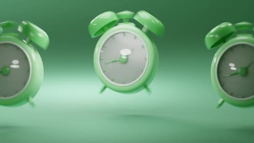 3D Alarm Clock Close-Up