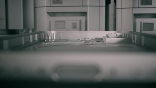Precision CNC Machining Process of Smartphone Frame in High-Tech Manufacturing Facility