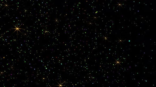 Colorful Particle Glitter Background Loop V5