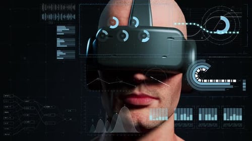 Virtual Reality User Interface with Holographic Data Visualization