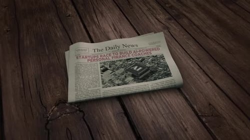 Realistic Newspaper Unfolding Reveal Animation