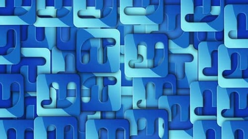 Twitter Logo Background Loop Animation