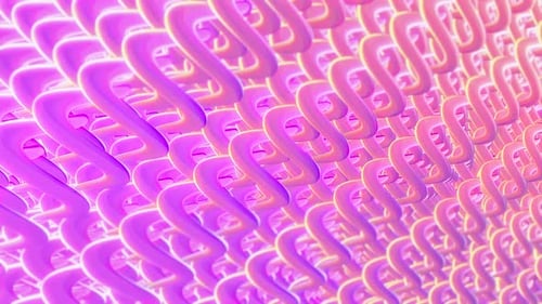 Rotating Background Fantastic Spiral Lines. 4 K