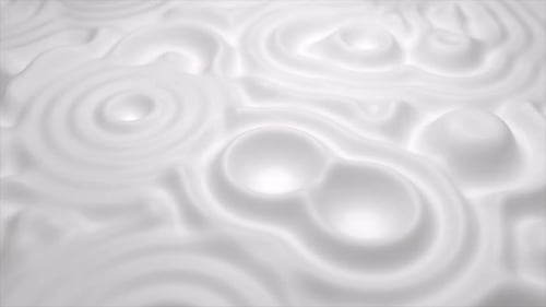 Elegant Seamless White Fluid Ripple Motion Background