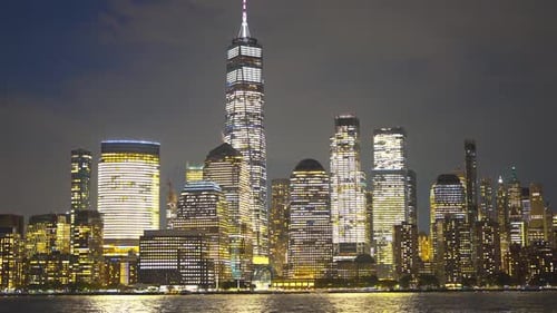 New York City at Night NYC Skyline at Twilight Manhattan New York Buildings Skyscraper New York